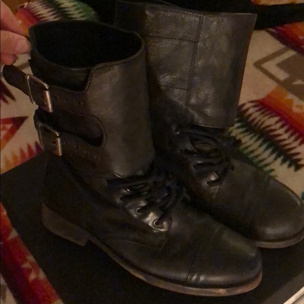 All Saints Combat Boots